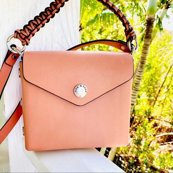 Rag & Bone Dusty Pink Micro Atlas Crossbody EUC - Picture 10 of 16